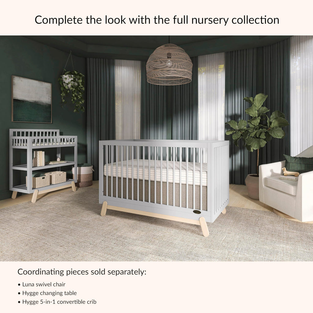 Baby Changing Table with Safety Rails and Storage Shelves N436253