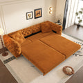 98" Button Tufted Velvet Sofa Bed I947068