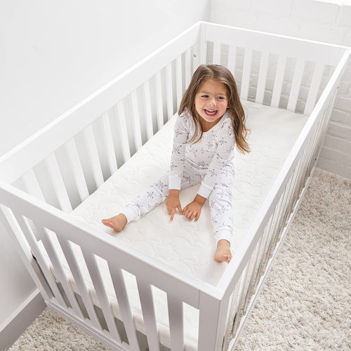 100% Breathable Dual Sided 2-Stage Crib & Toddler Mattress M7784