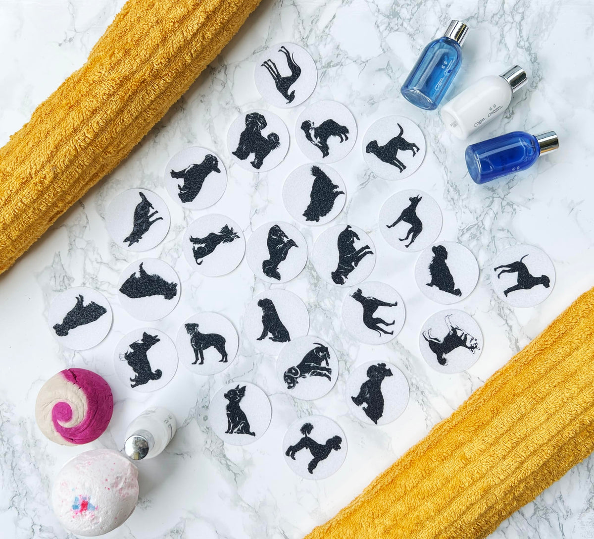 24 PCS Non Slip Bathtub Stickers Z50684